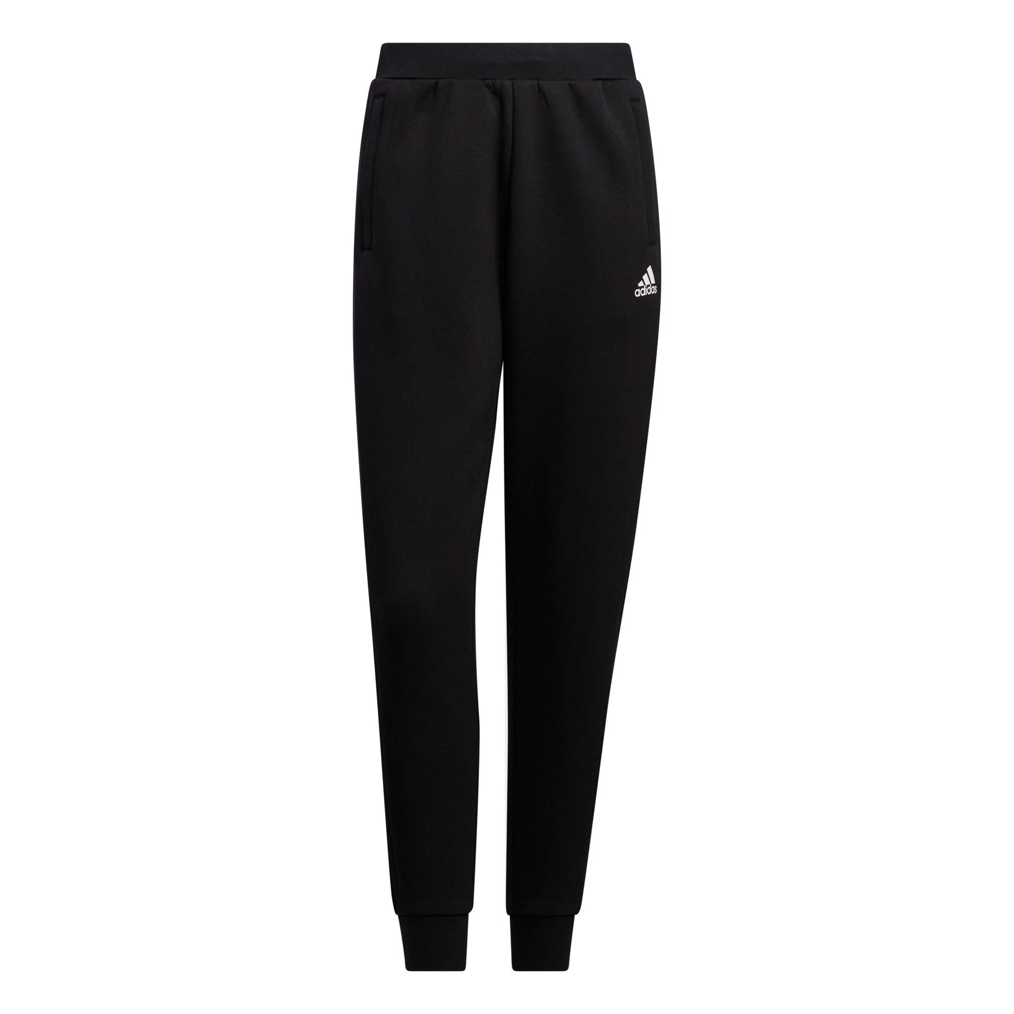 (WMNS) adidas Must Haves 3-Stripes Doubleknit Joggers 'Black' HM7072 - 1