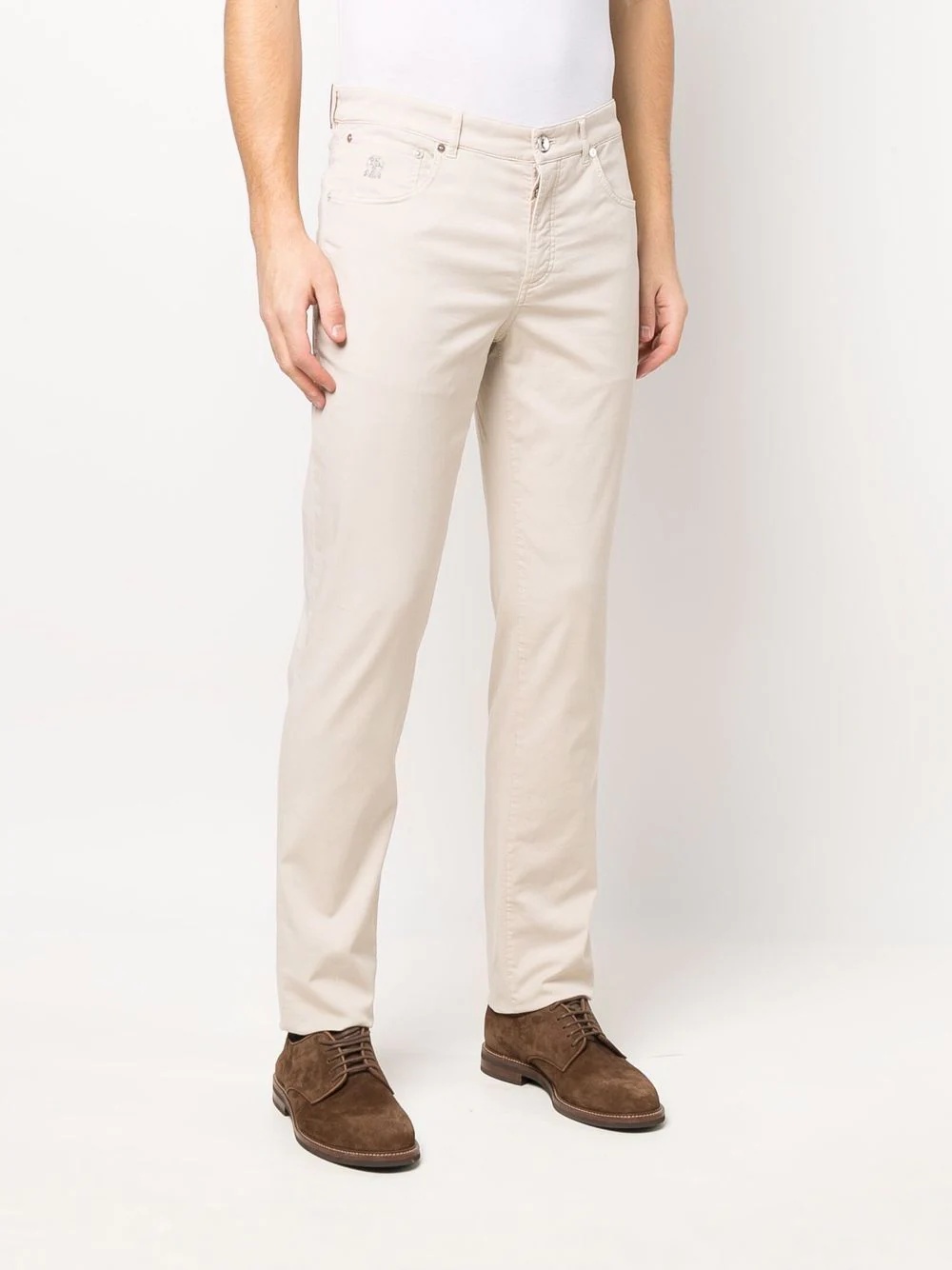 straight-leg chinos - 3