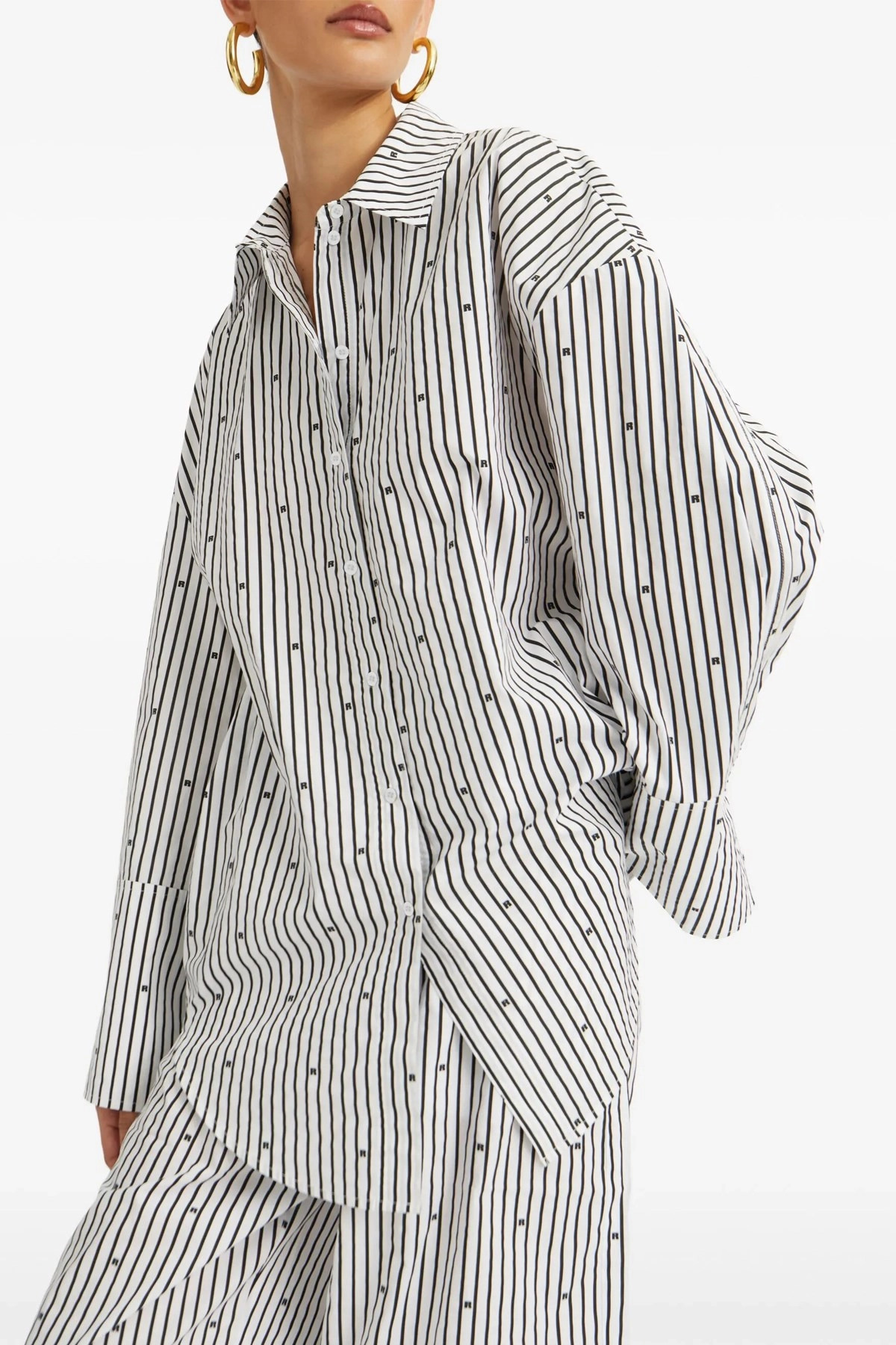 'Poplin Oversized Striped' shirt - 2