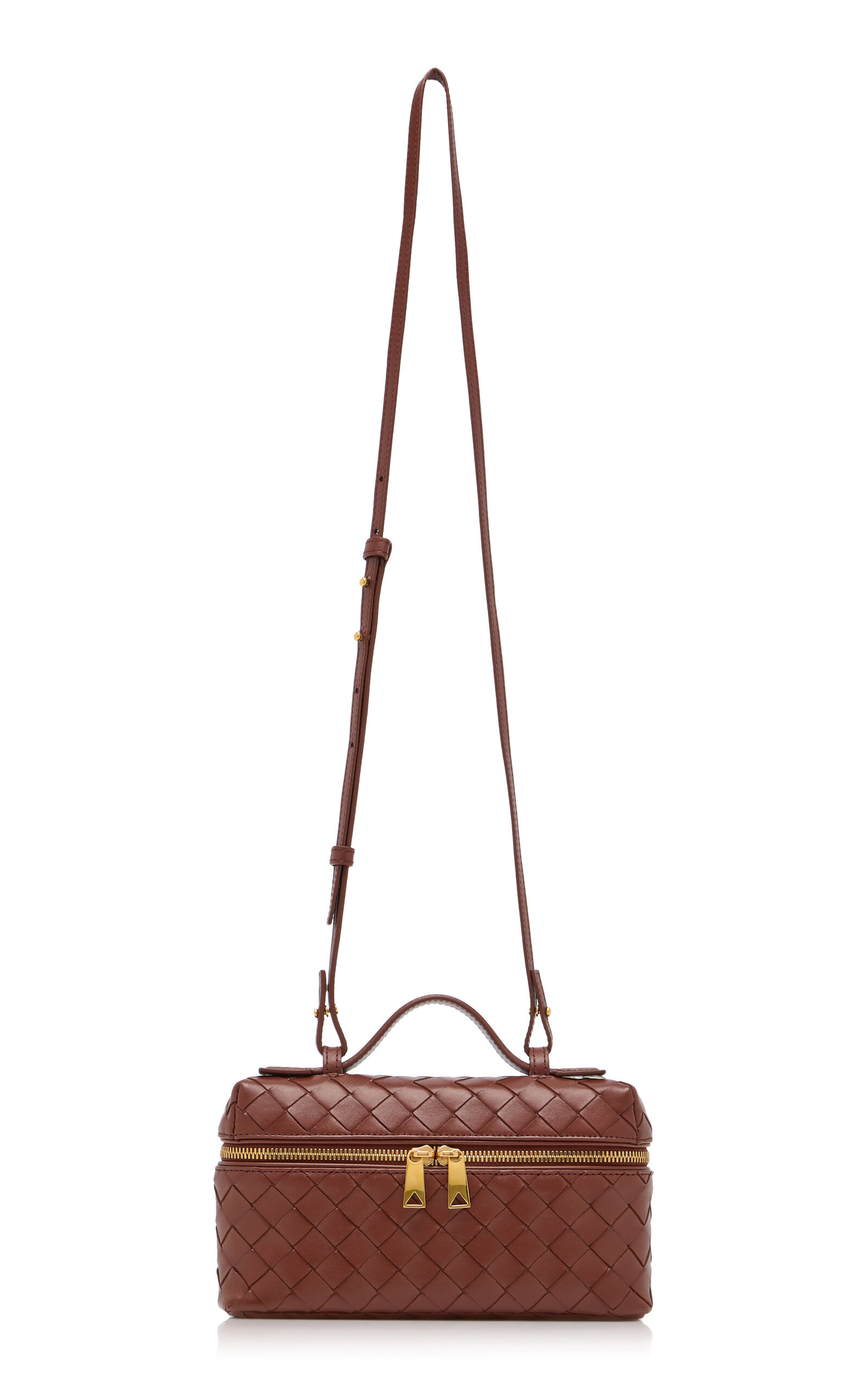 Bang Bang Intrecciato Leather Vanity Case brown - 4