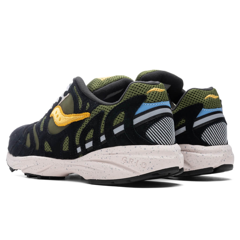 SAUCONY GRID AZURA 2000 - BLACK/YELLOW - 3