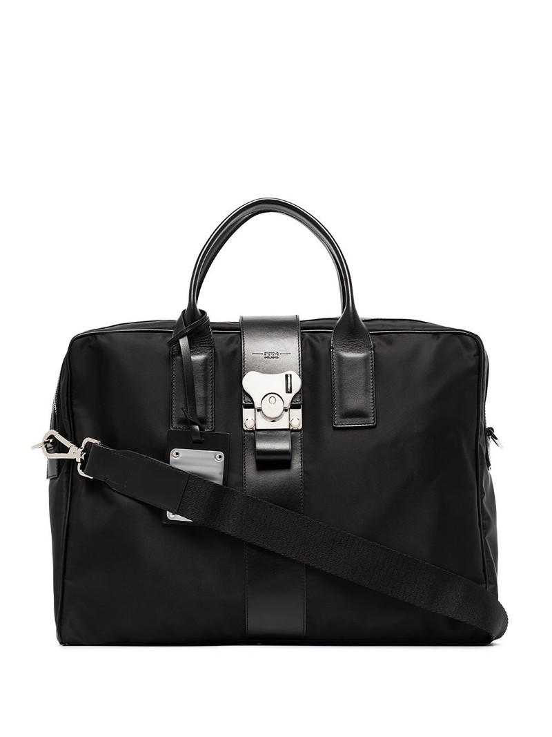 leather-trim briefcase 1