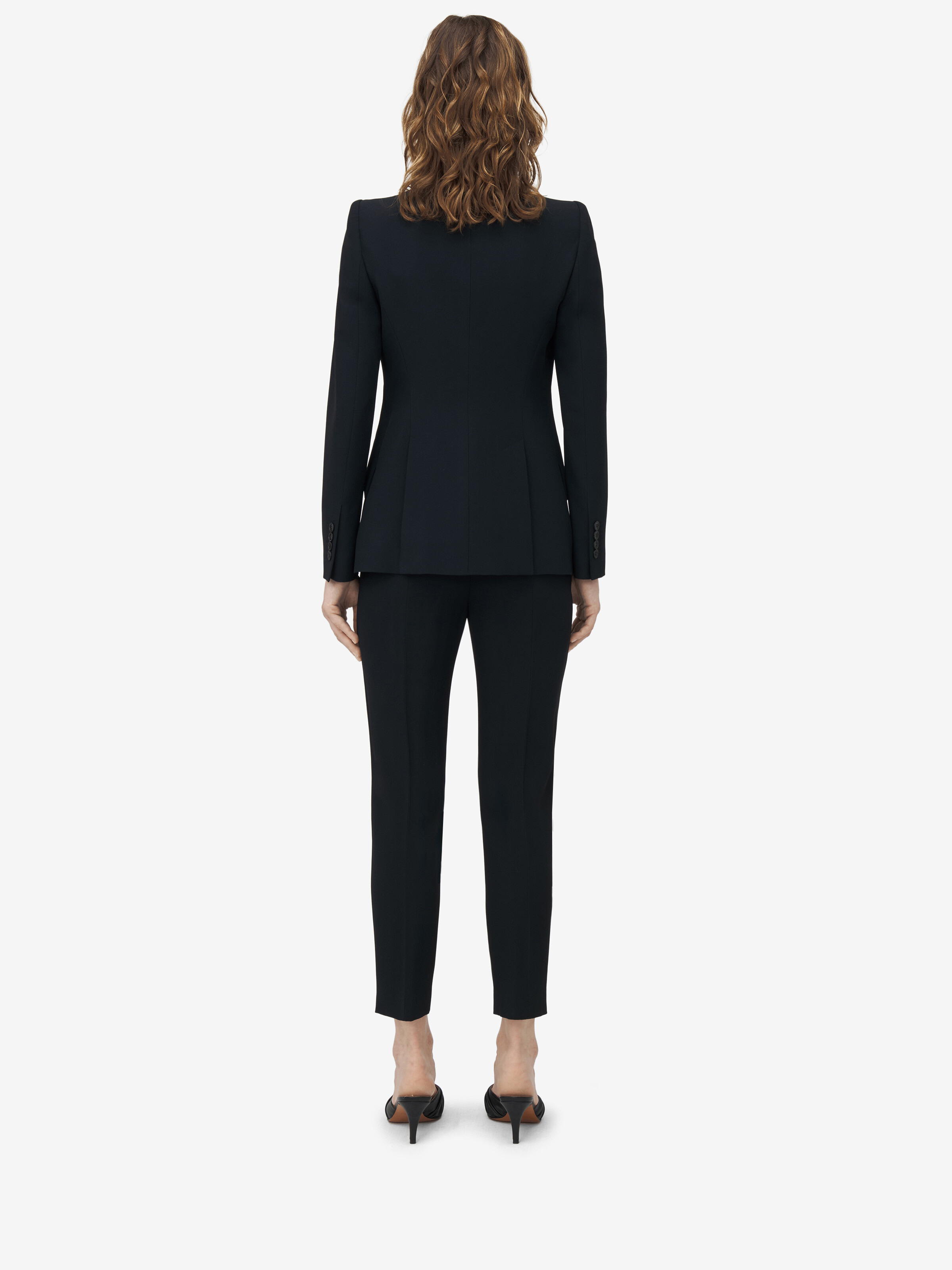 Peak Shoulder Embellished Jacket - 4