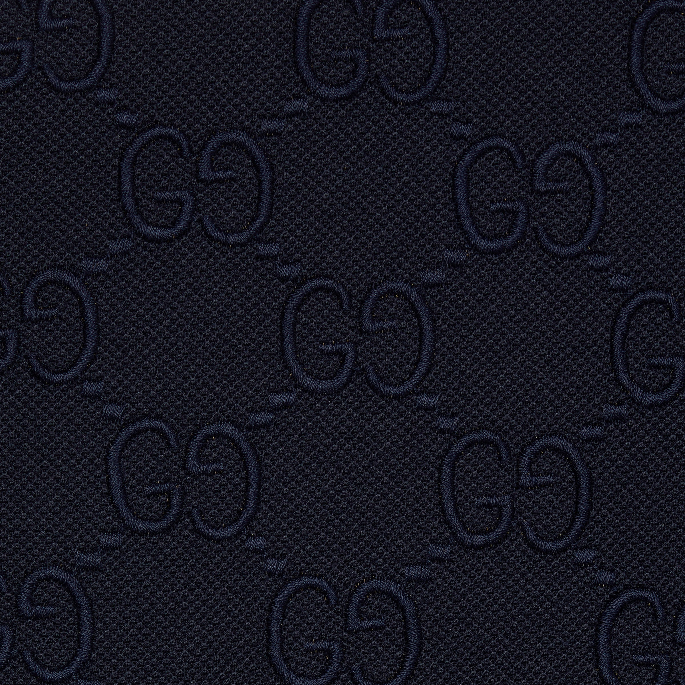 Cotton polo shirt with GG embroidery - 4