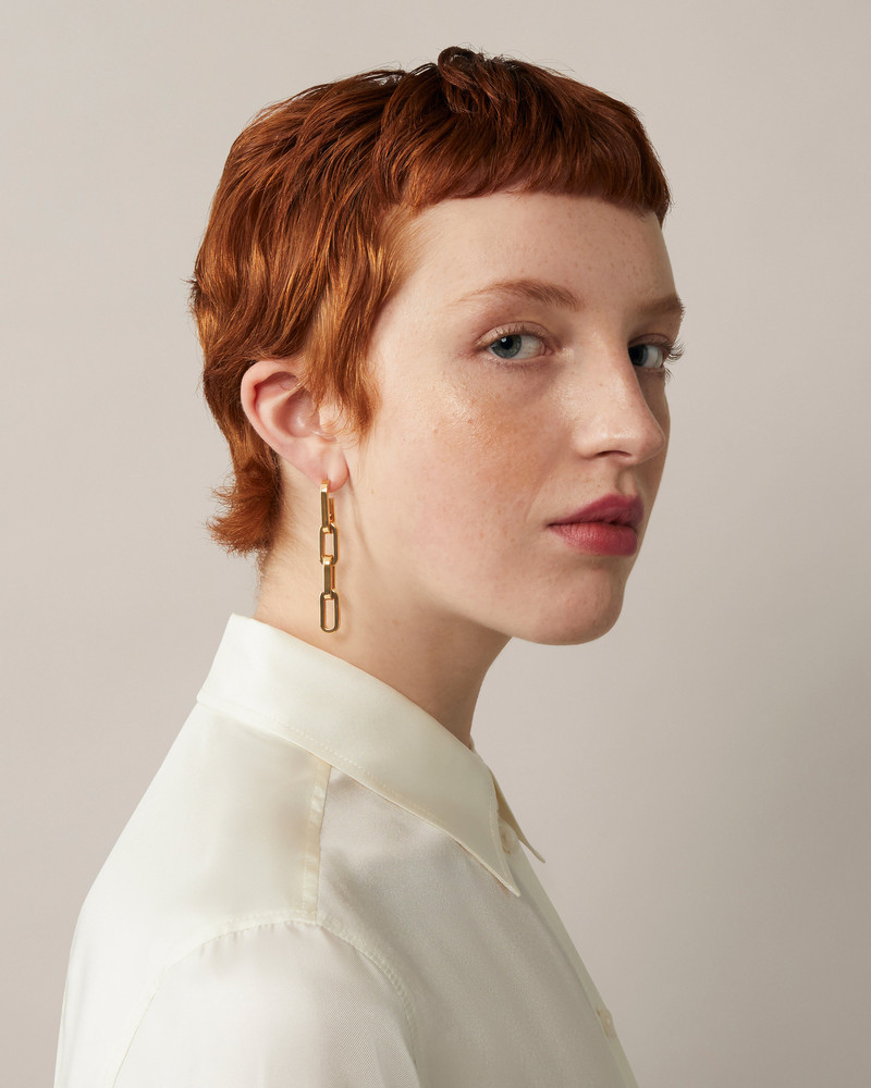 Softie Dropped Earrings
Gold Plated Brass 3