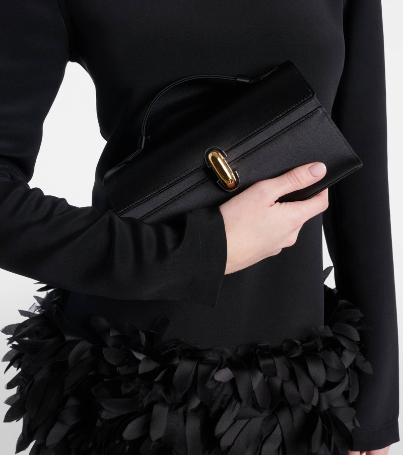 Symmetry Small satin top-handle bag 6