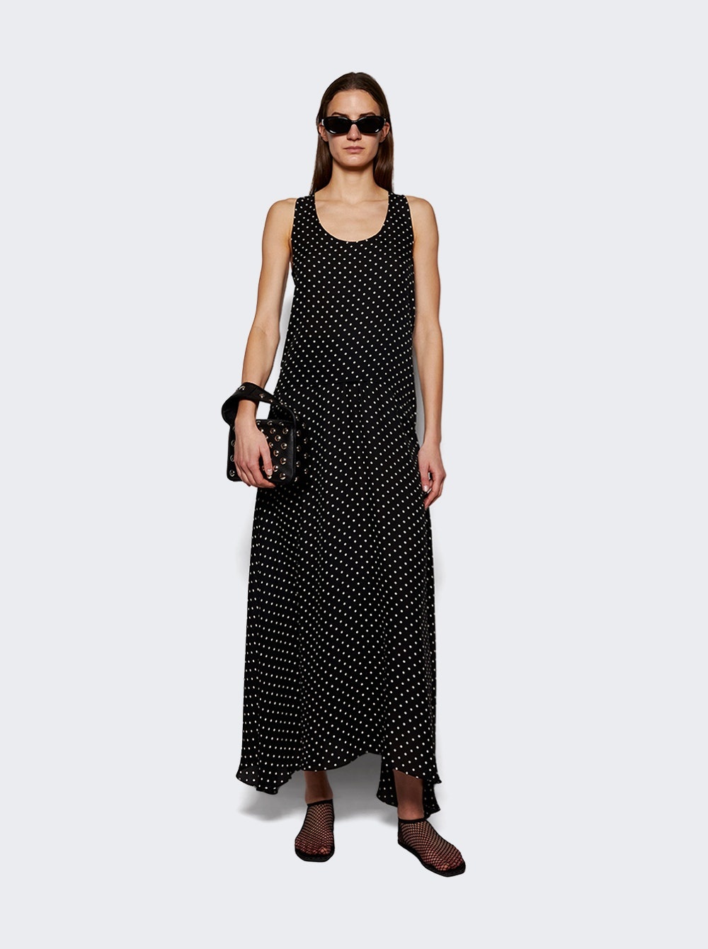 Polka Dot Tank Black - 2