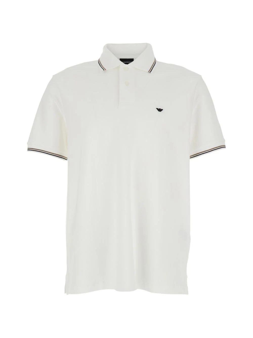 Logo cotton polo shirt - 1