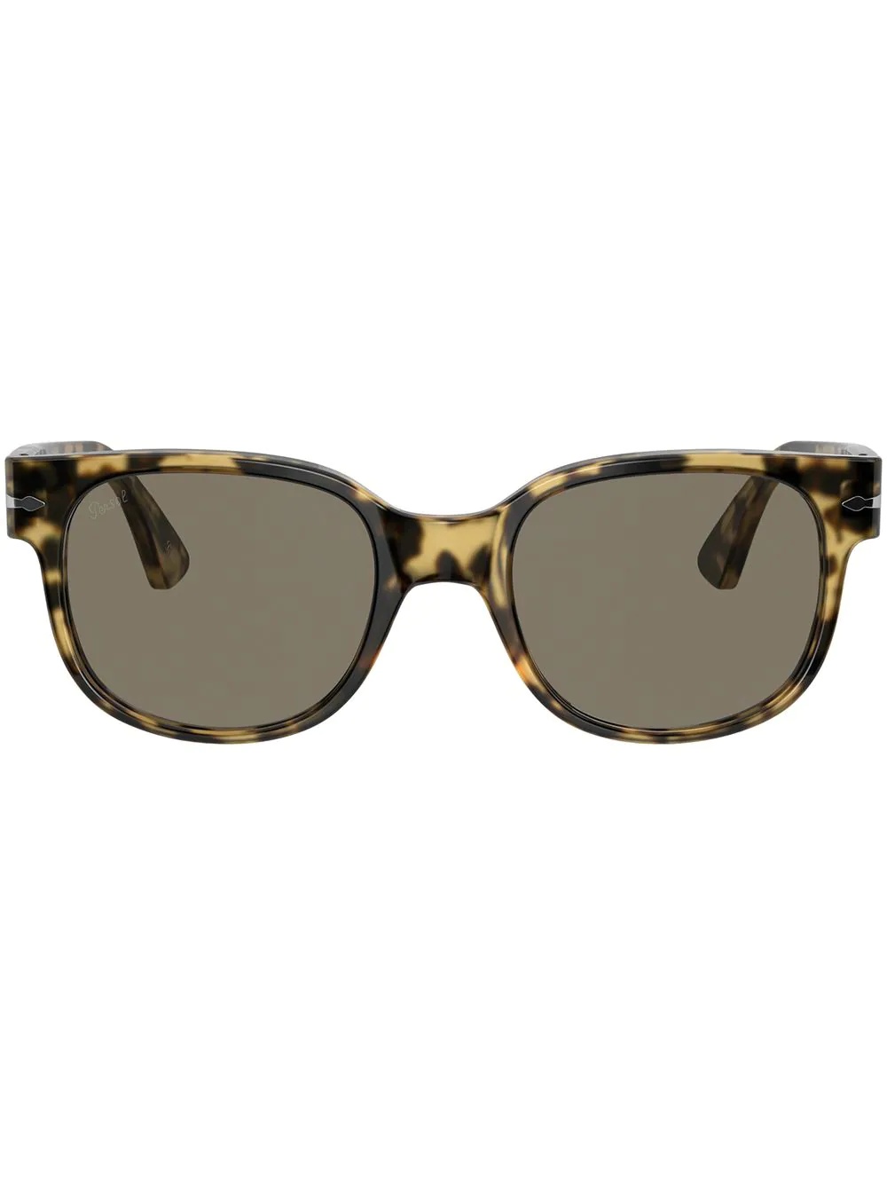 tortoiseshell-effect square sunglasses - 1