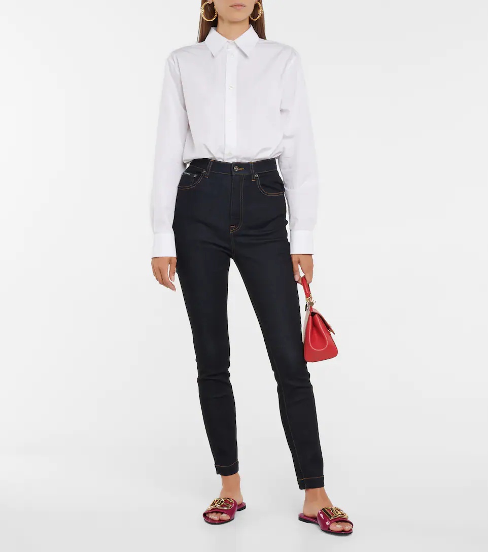High-rise skinny jeans - 2