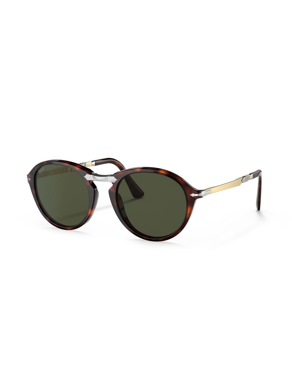 tortoiseshell-effect round-frame sunglasses - 2