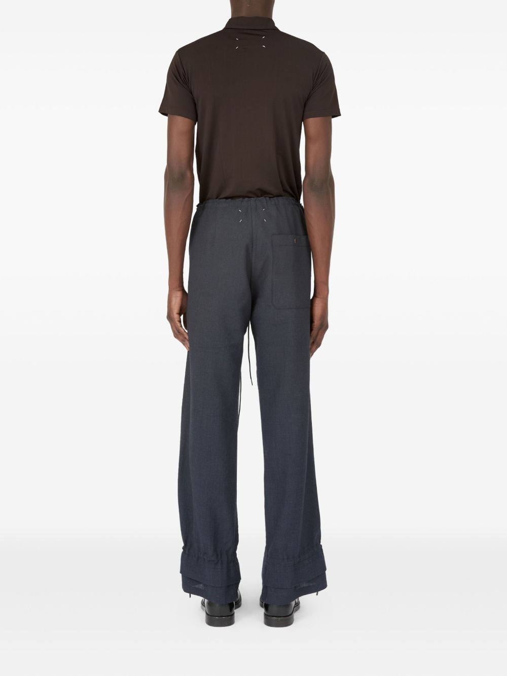 drawstring-ankle trousers - 5