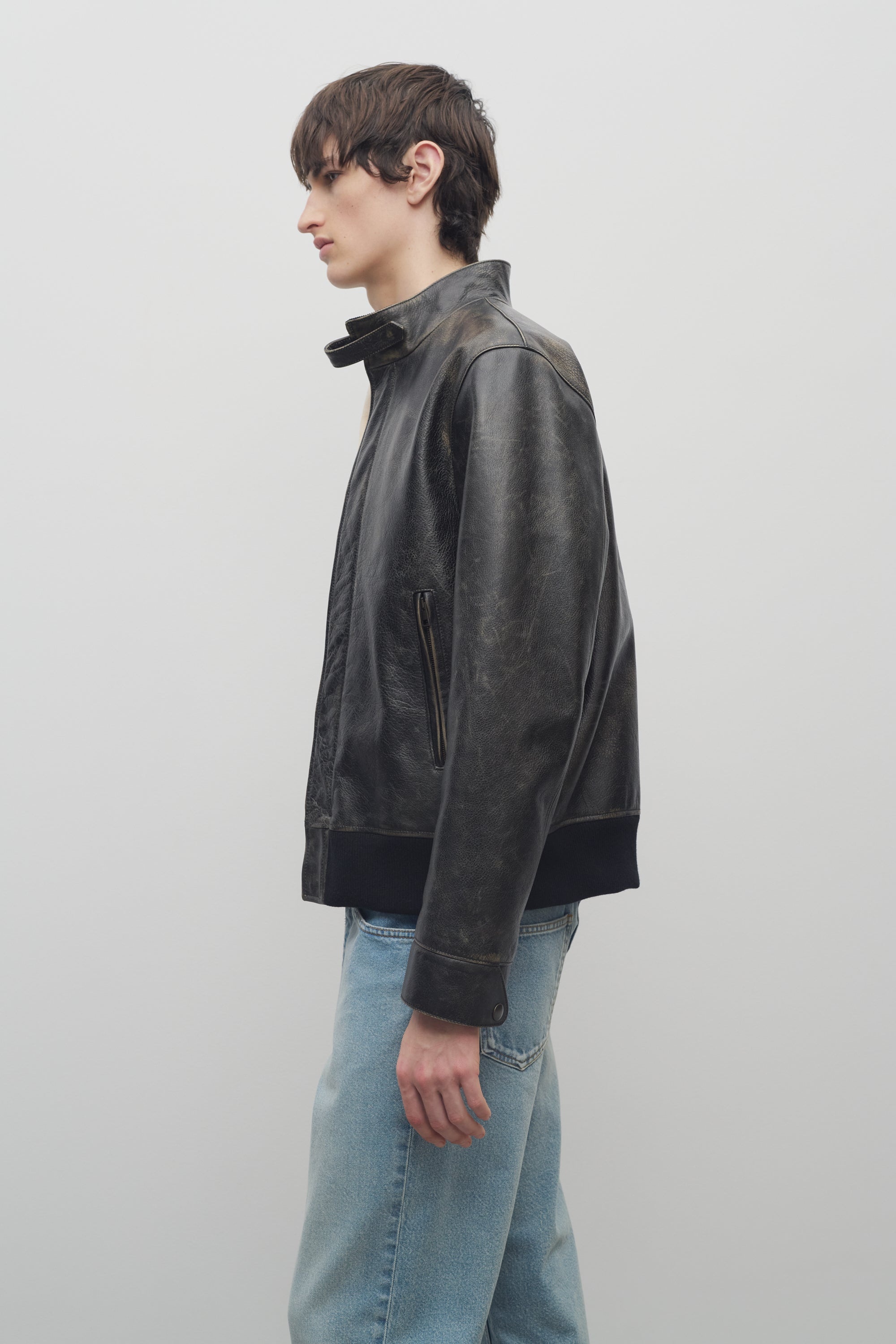 Edrice Jacket in Leather - 4