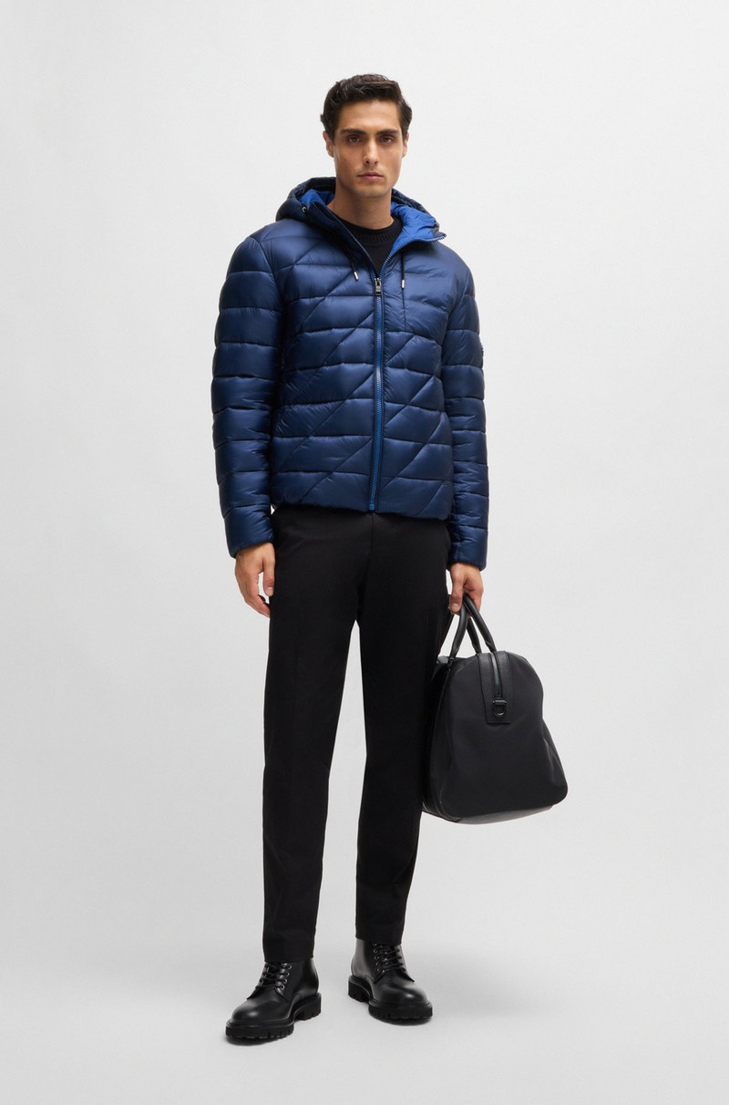 BOSS WATER-REPELLENT JACKET WITH DOUBLE B MONOGRAM outlook