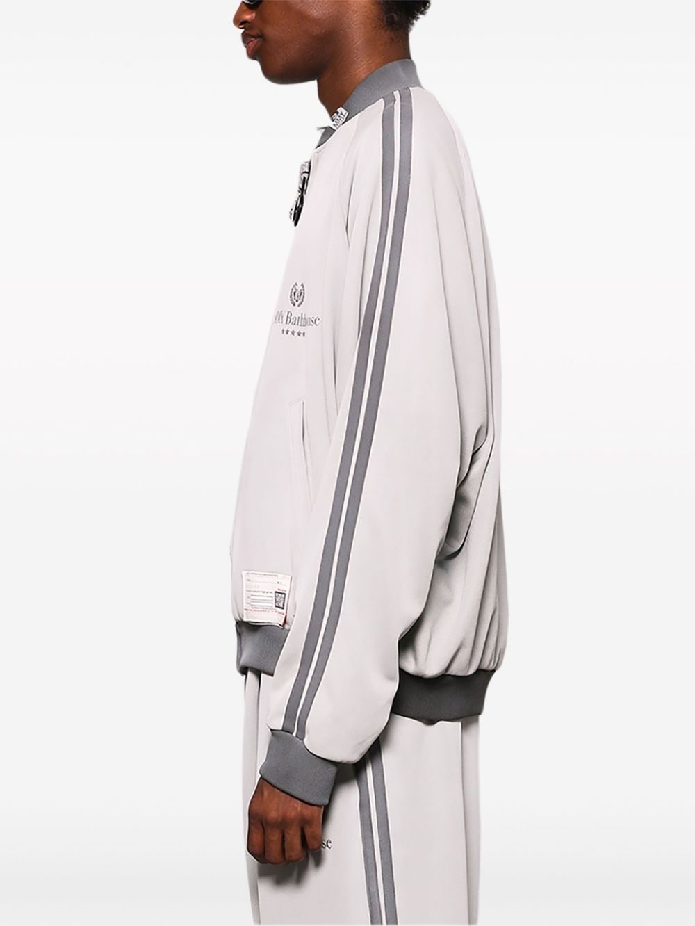 Wide Back zip-up track jacket - 4
