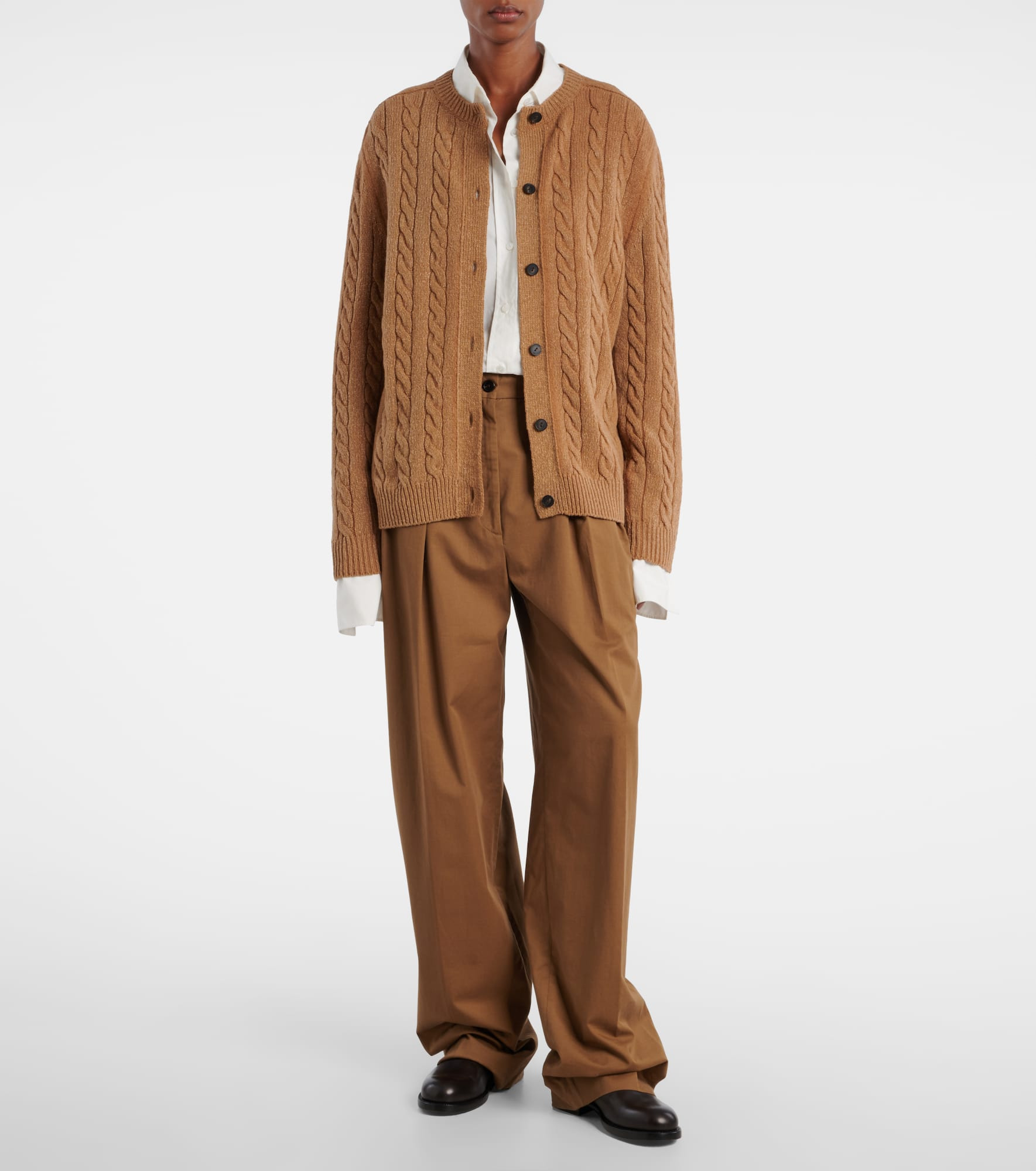 Loneke cable-knit wool cardigan - 2