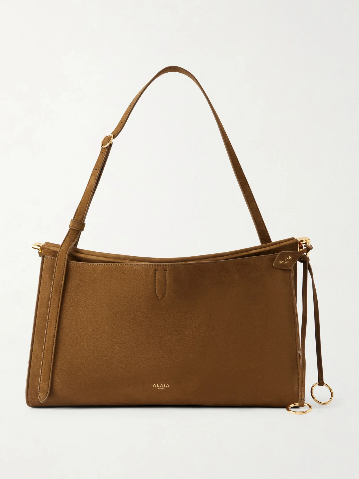 Le Click Nubuck Leather Shoulder Bag - 1