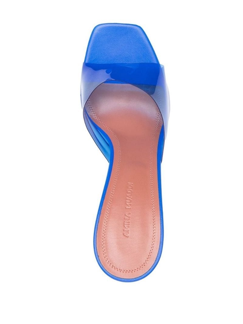 Dalida 140mm transparent sandals - 4