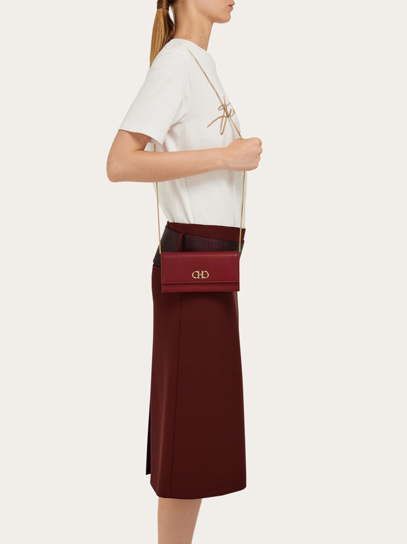 Gancini wallet with chain 6