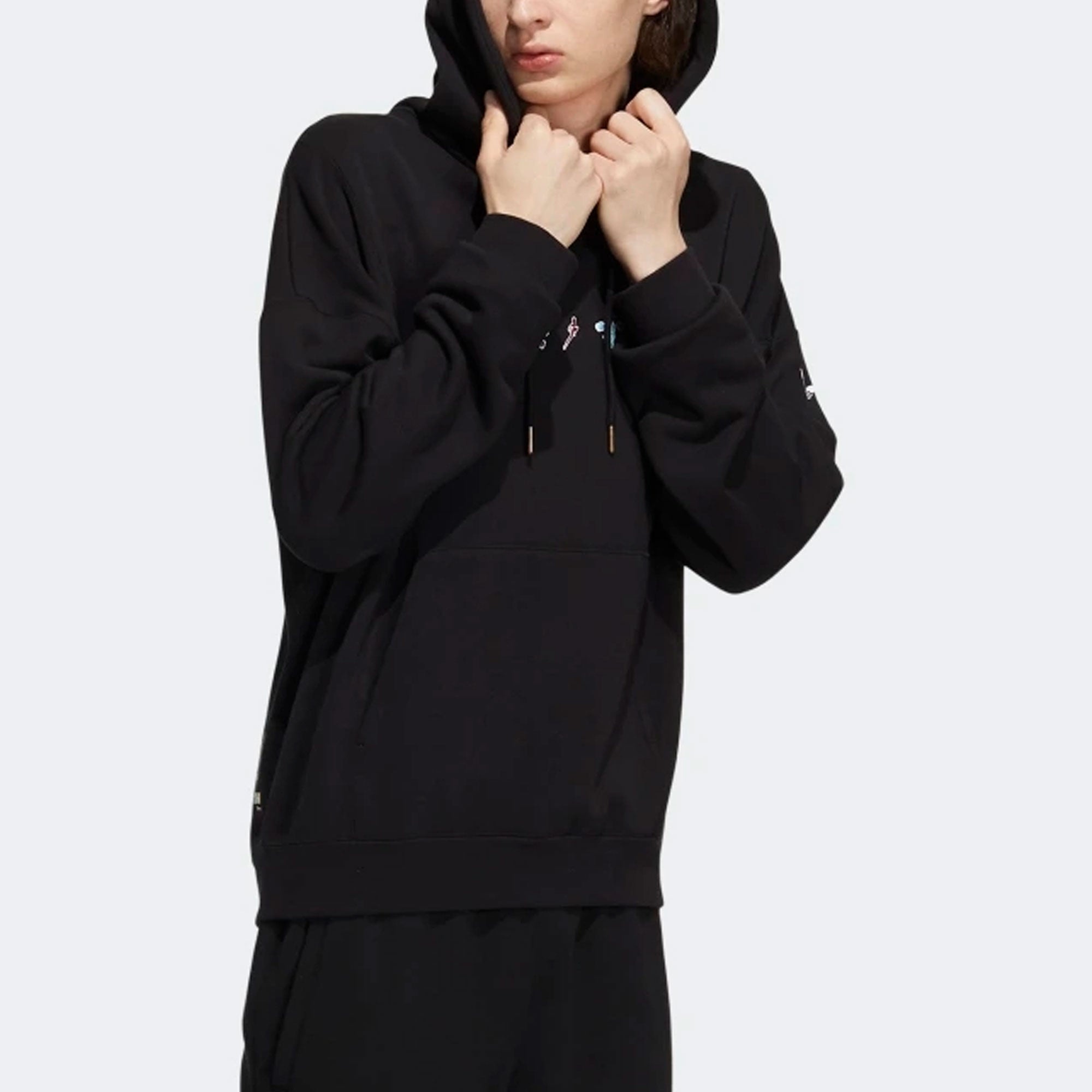 adidas originals Manga Hoodie 'Black' HC6927 - 4