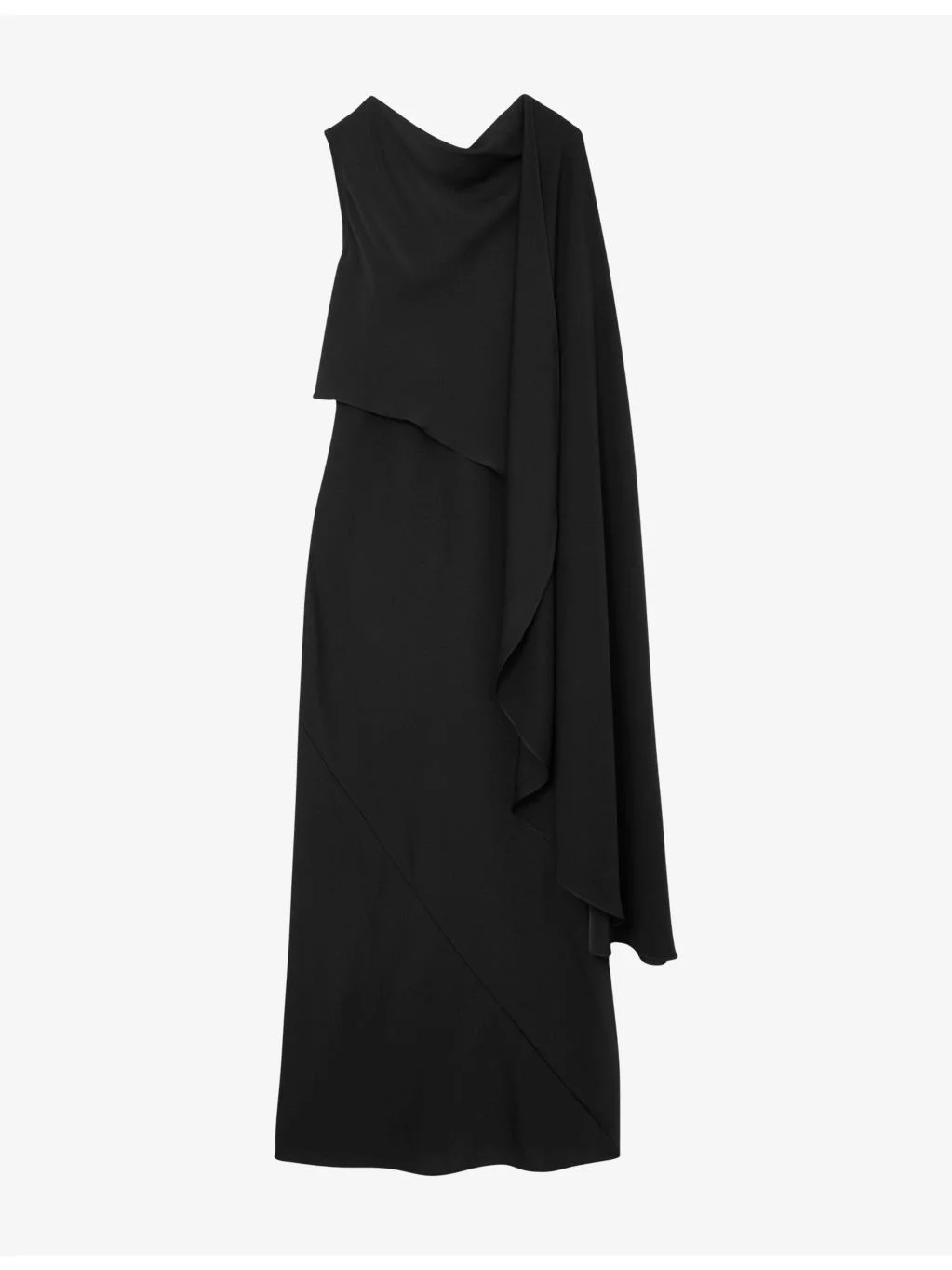 Winnie Cape-Detail Woven Maxi Dress - 1