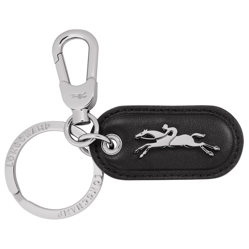Le Pliage Xtra Key ring Black - Leather 1