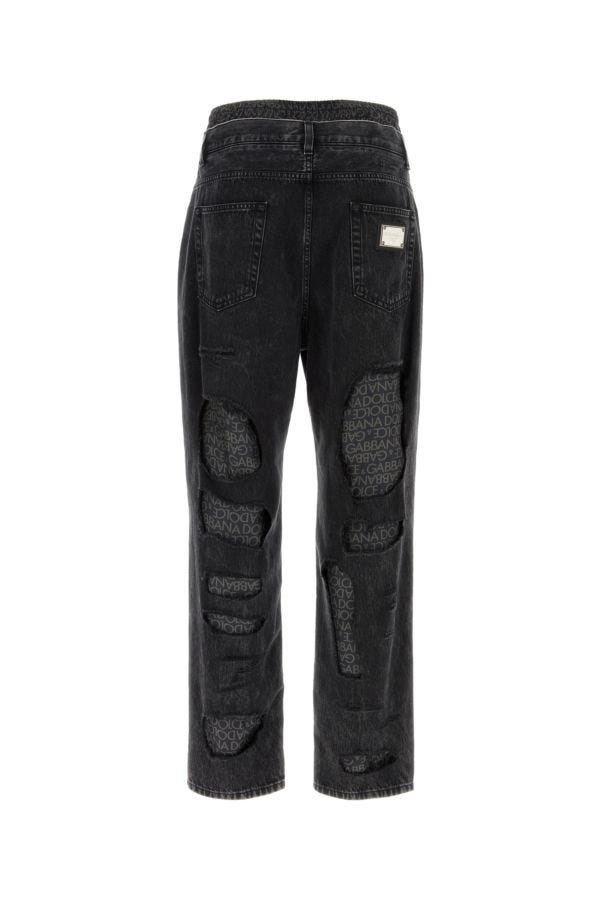 Dolce & Gabbana Man Dark Grey Denim Jeans - 2
