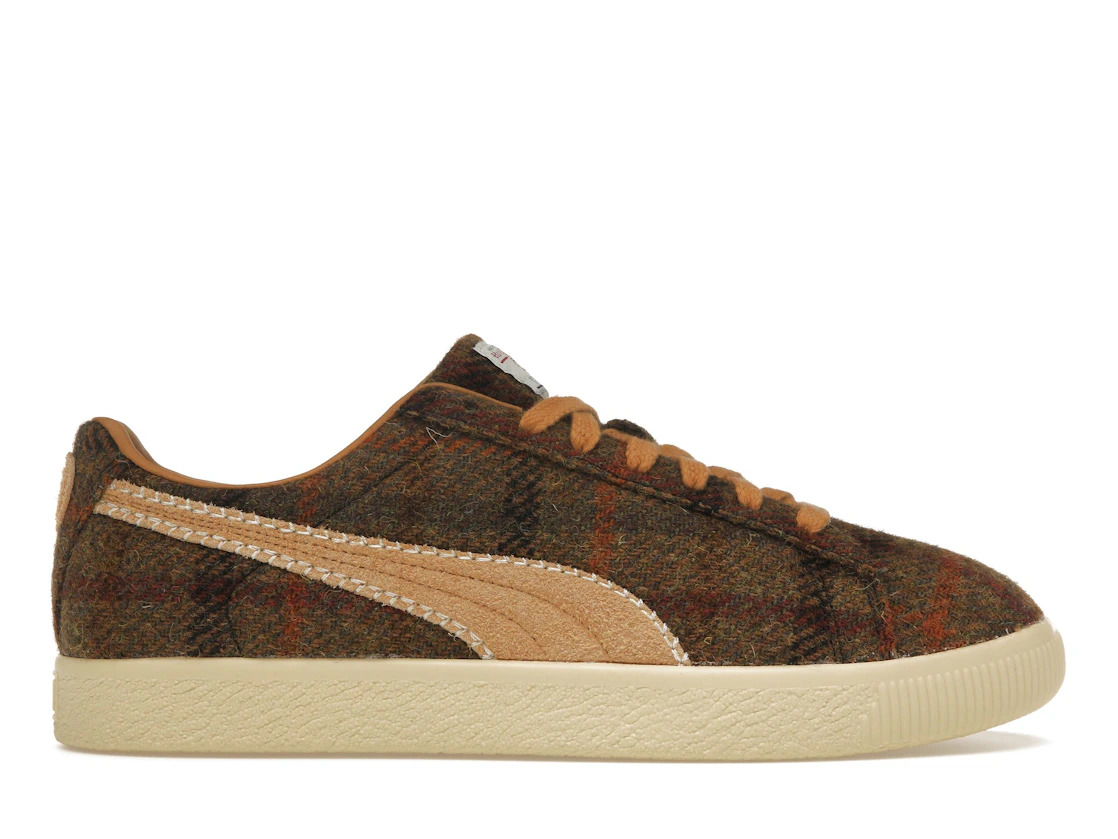 Puma Clyde Harris Tweed Chamomile Caramel Latte - 1