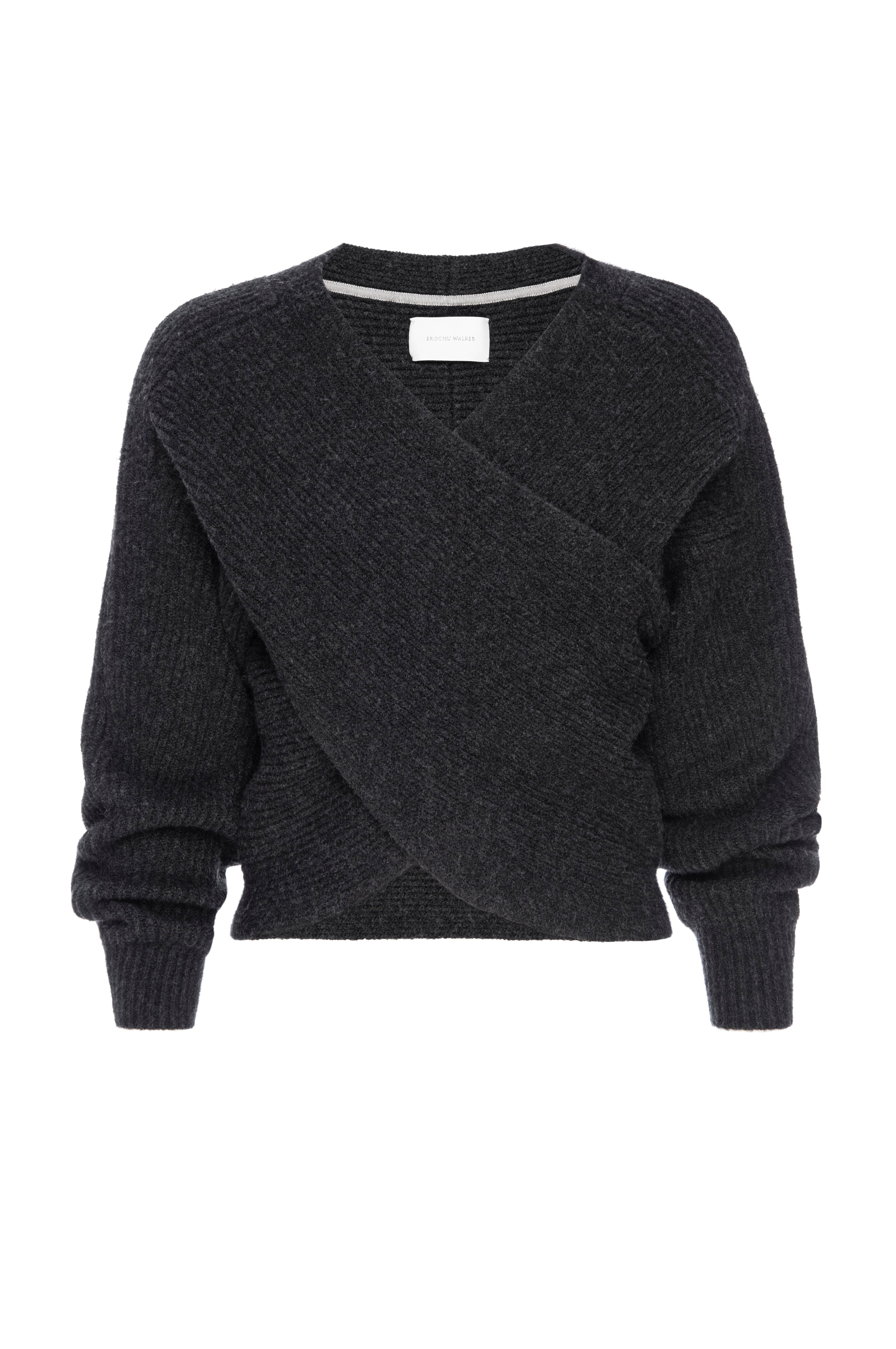 The Hughes Wrap Front Sweater - 3