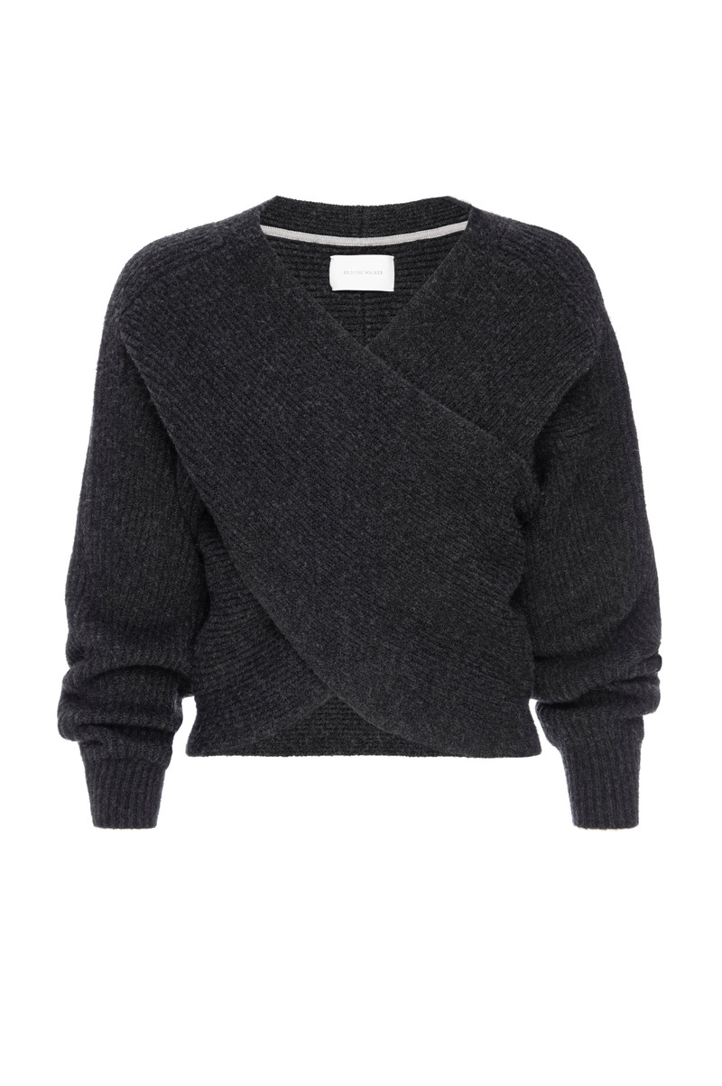 The Hughes Wrap Front Sweater 3