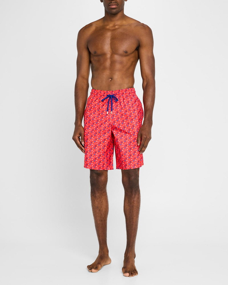 Vilebrequin Men's Okohina Mini Turtle Swim Trunks outlook
