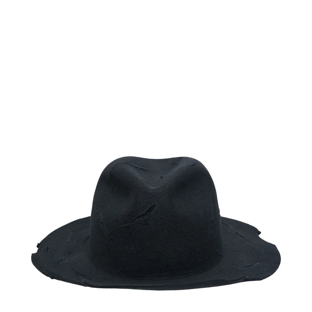 Distressed Cut Out Hat - 1