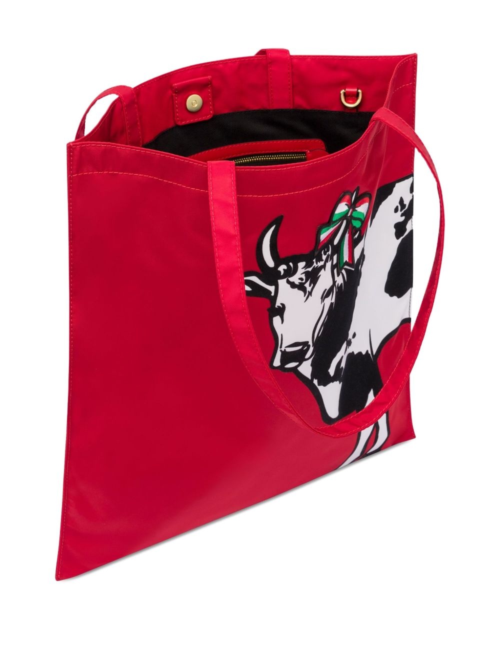 cow-motif tote bag - 3