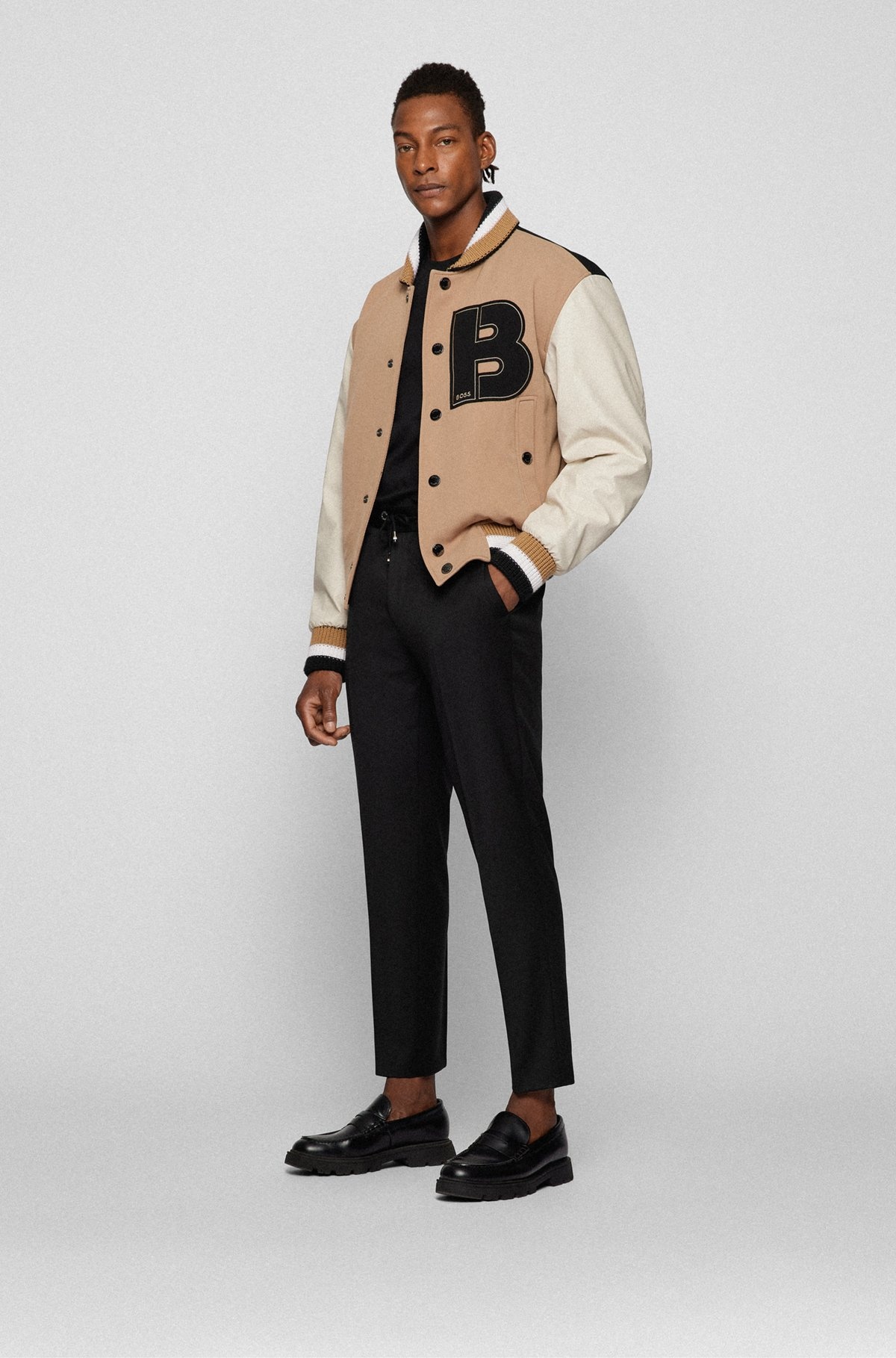 DRAWSTRING TROUSERS IN VIRGIN-WOOL SERGE - 3