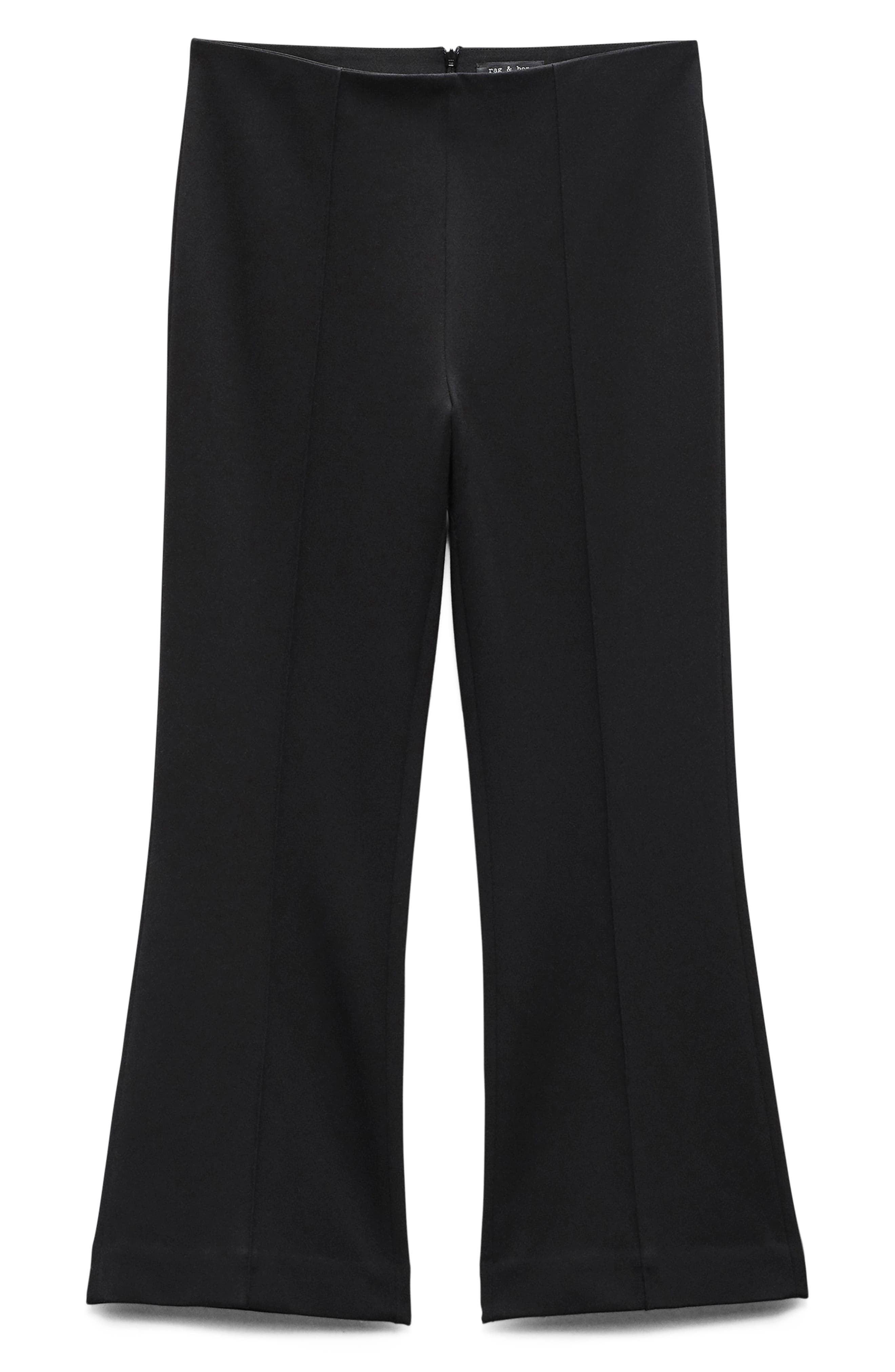 rag & bone Irina Kick Flare Pants in Black at Nordstrom - 4