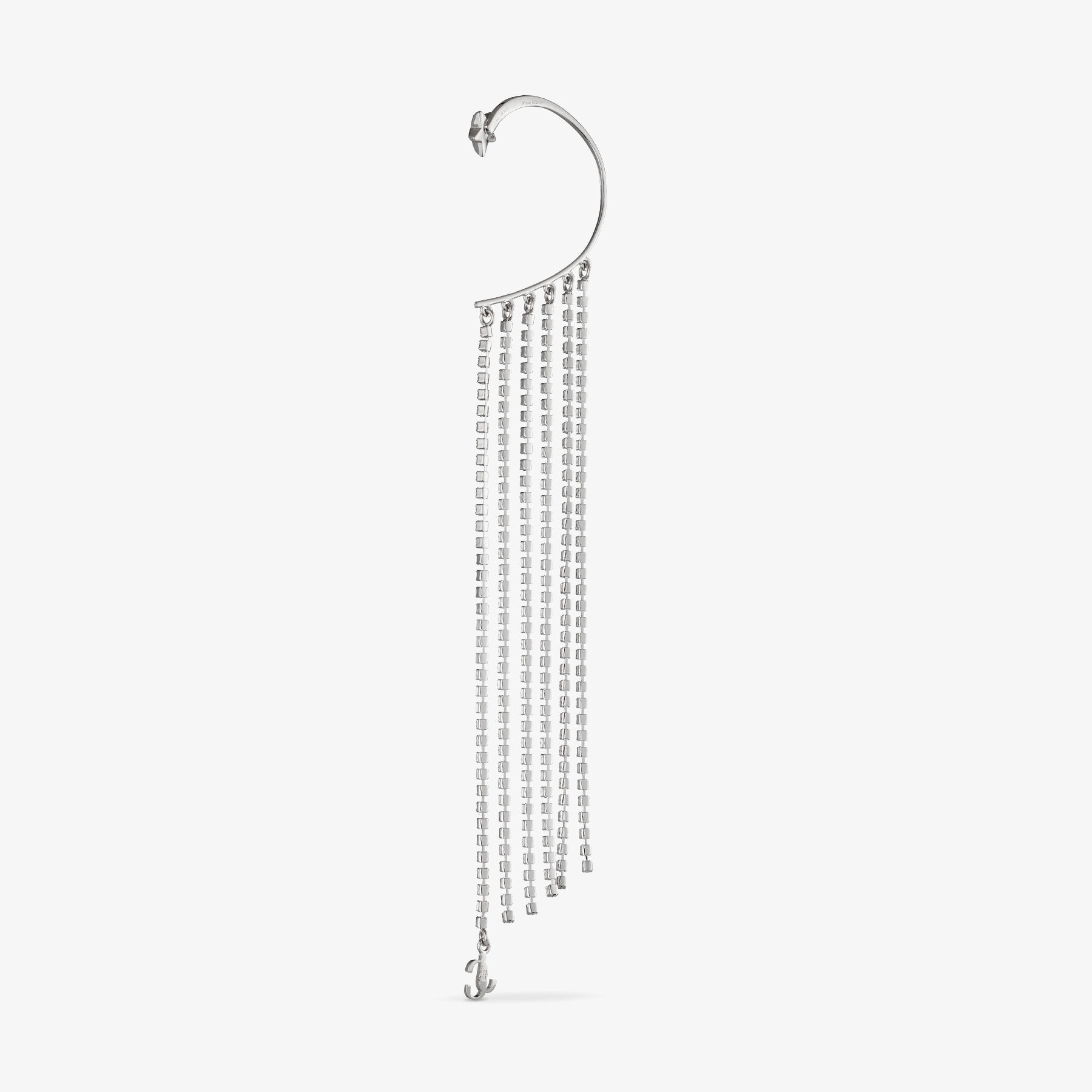 Right Fringe Ear Cuff
Silver Metal Star Fringe Ear Cuff with Swarovski Crystals - 6