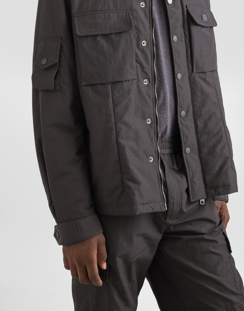 Technical fabric jacket with tag 5
