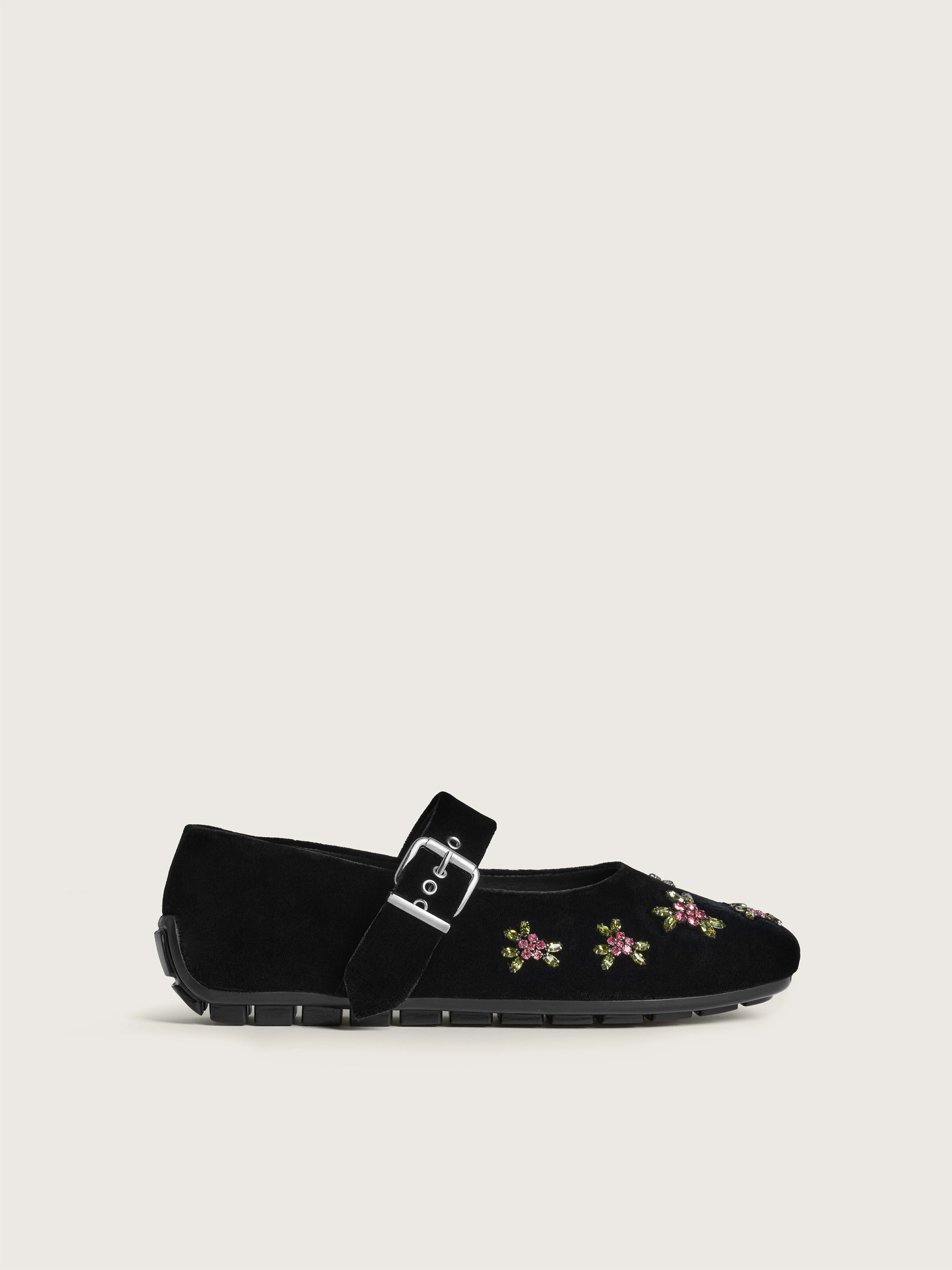 Embellished Mary Jane Ballerina Grip - 1