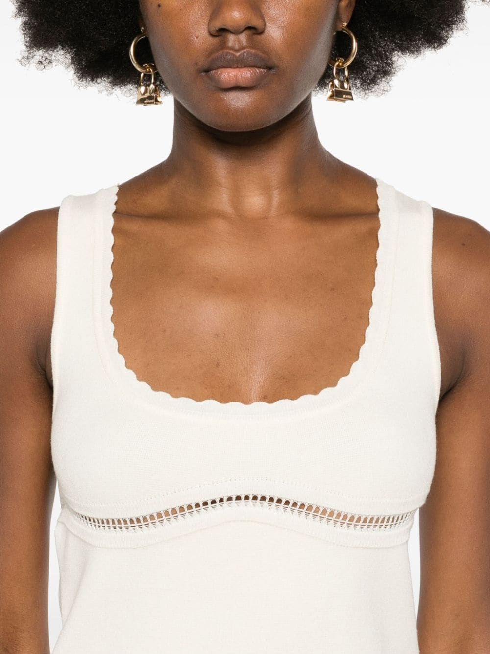 cut-out detailed tank top - 5