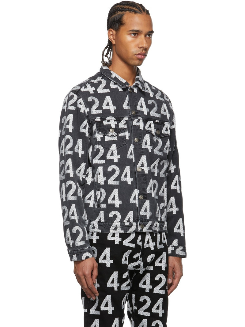 Black Denim Recount Trucker Jacket 2