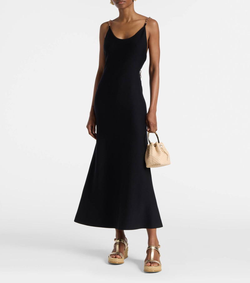 JIMMY CHOO Theia 60 metallic leather espadrille wedges outlook