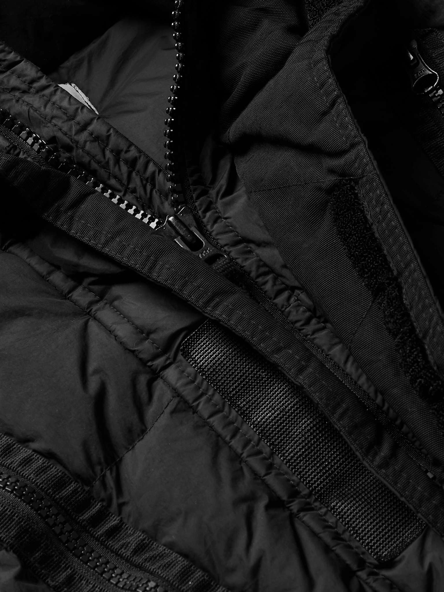 Garment-Dyed Quilted Nylon Down Hooded Parka - 5