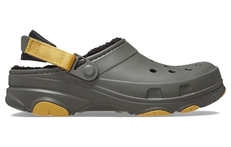 Crocs All-Terrian Lined Clogs 'Dusty Olive' 207936-3J5 - 3