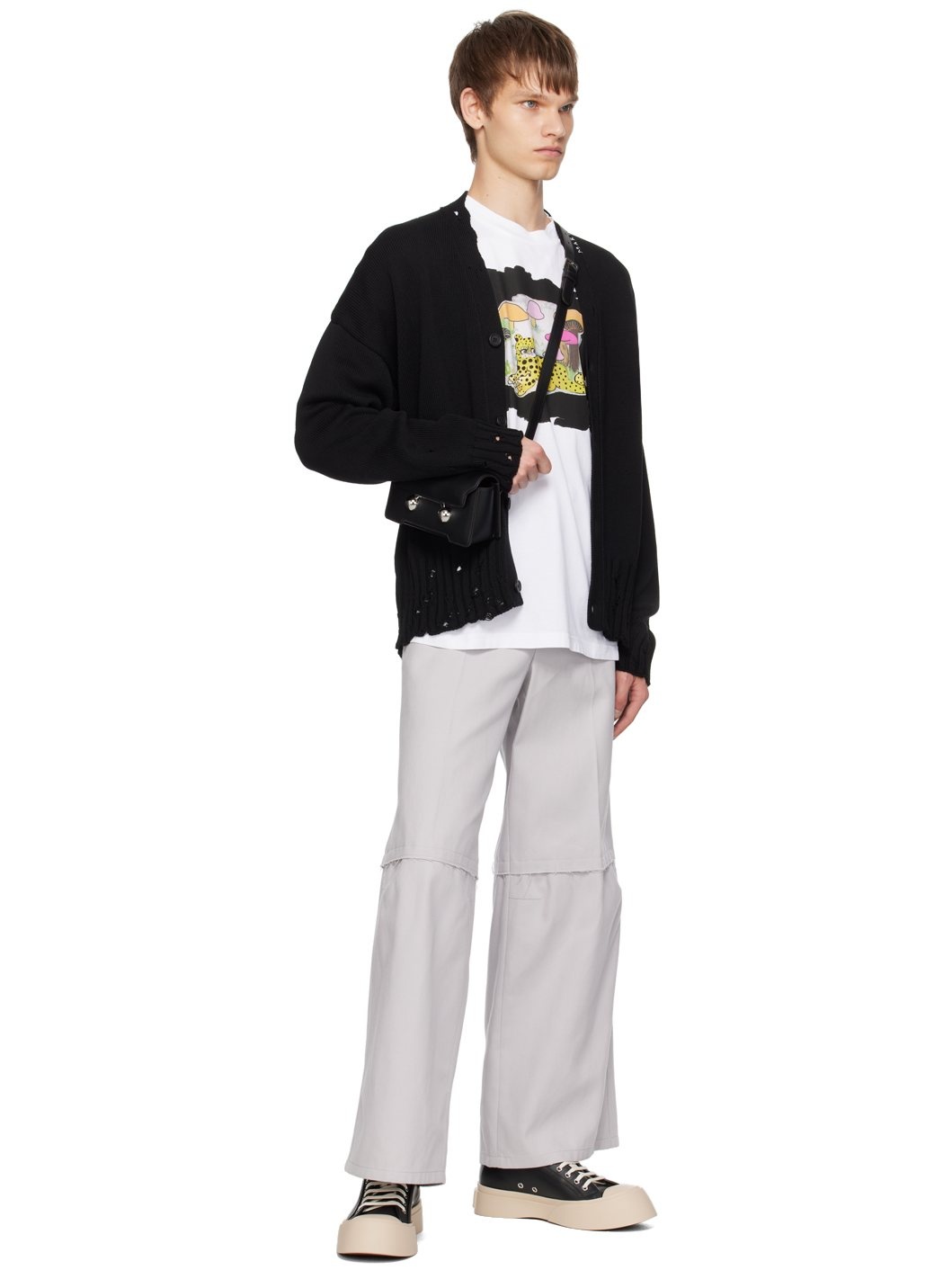 Gray Workwear Trousers - 4