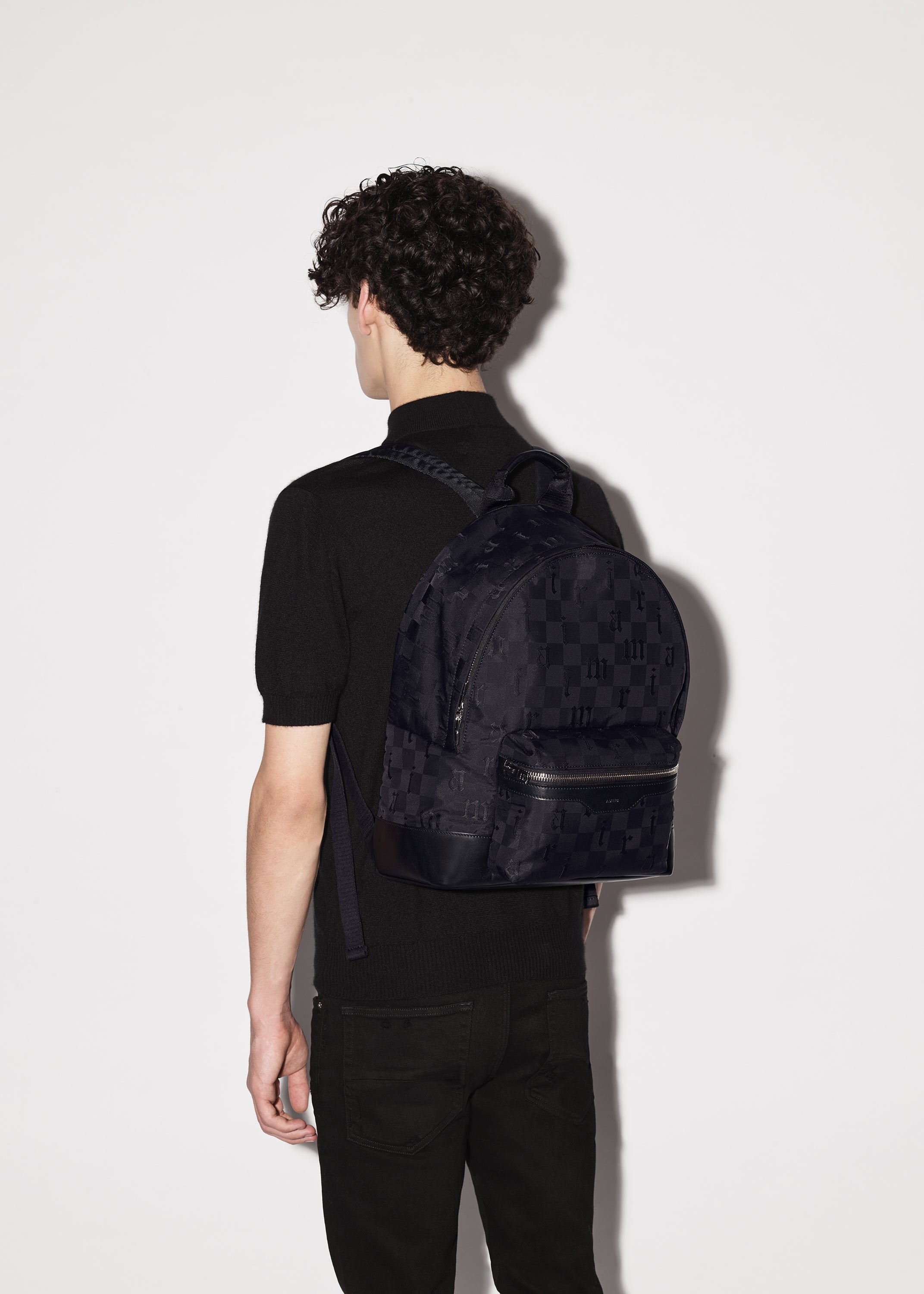 NYLON JACQUARD BACKPACK - 6