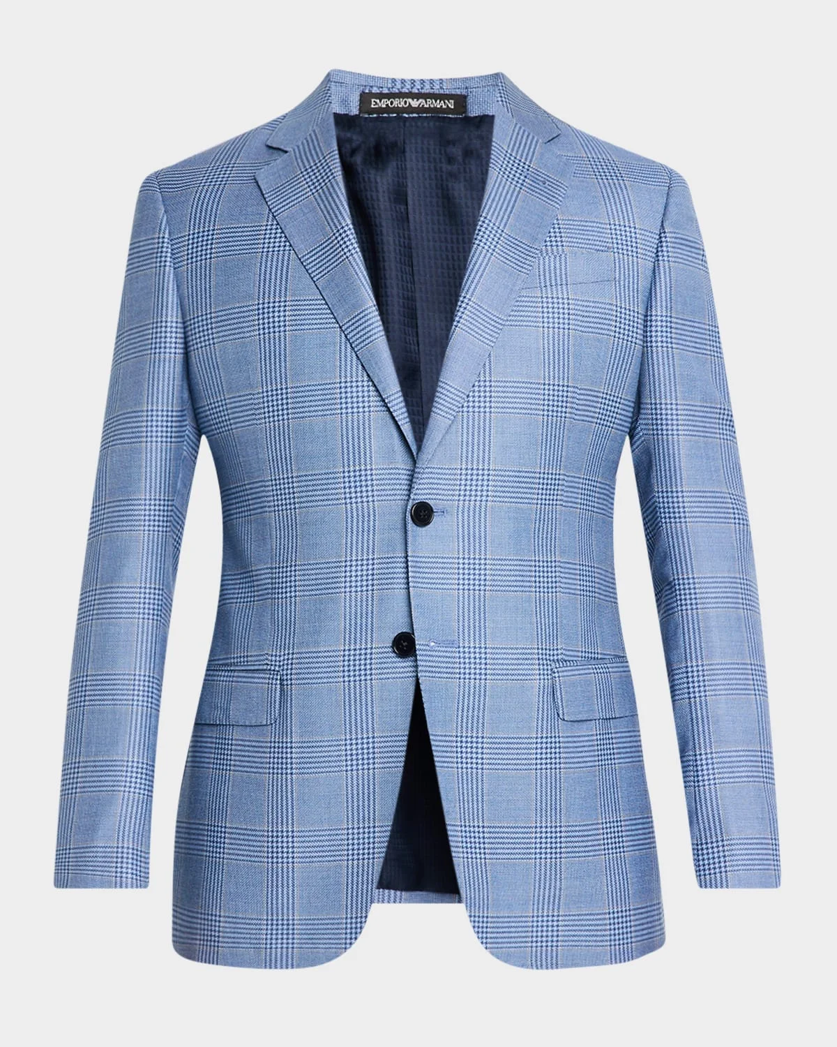 Men's Houndstooth Plaid Sport Coat - 1