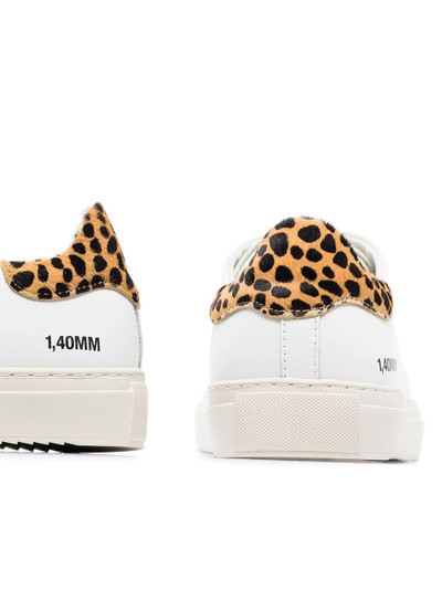 Axel Arigato 90mm leopard-print leather sneakers outlook