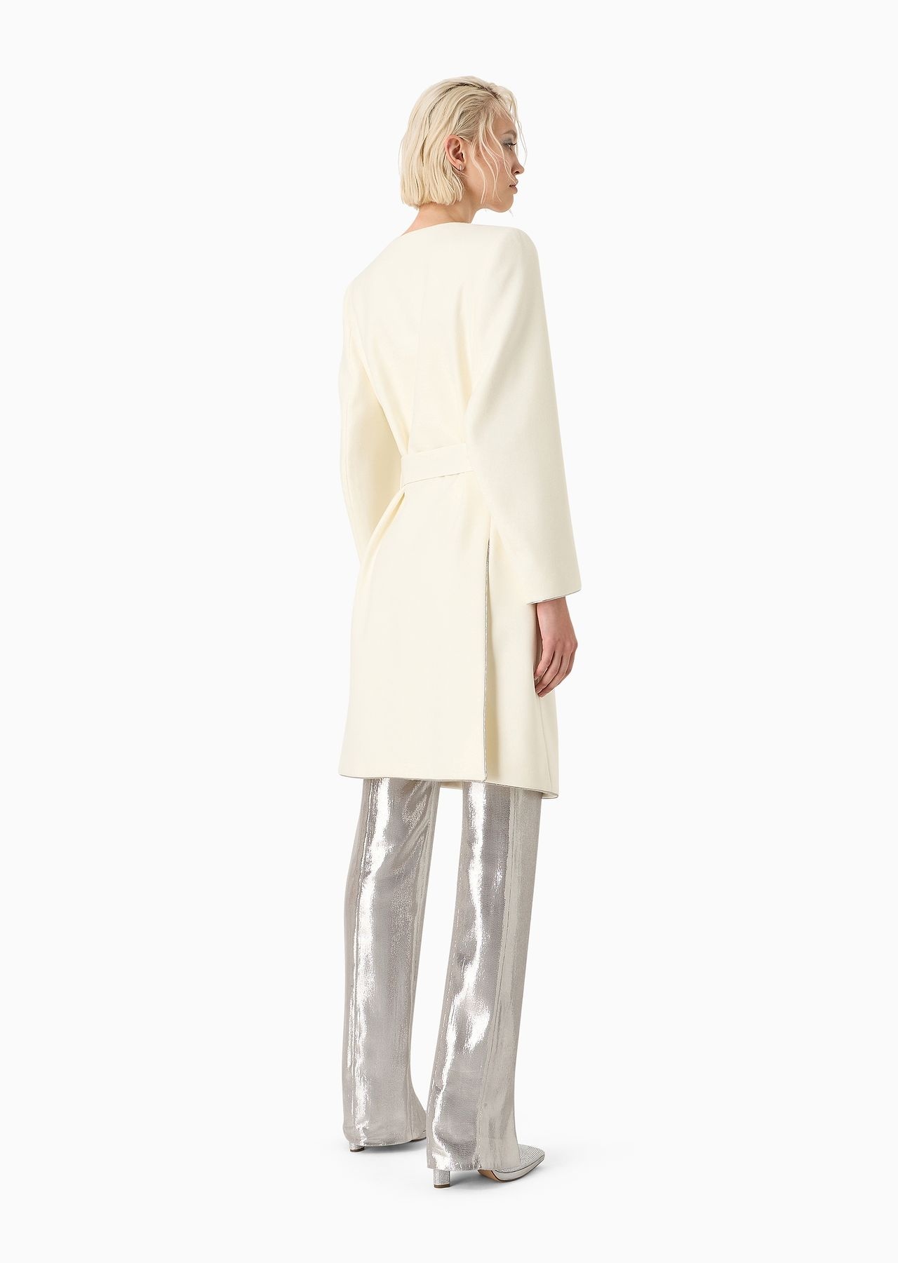 Belted wool coat - 3