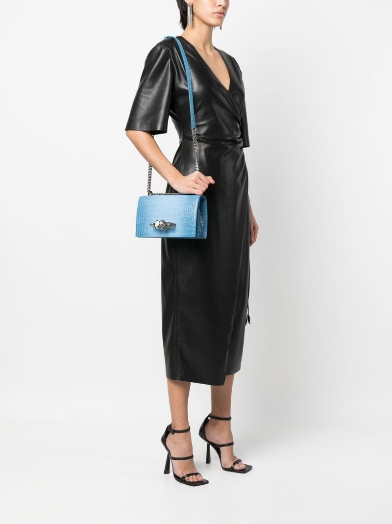Alexander McQueen Four Ring handle crossbody bag outlook