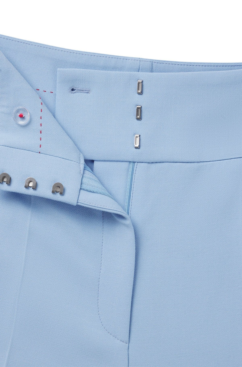 REGULAR-FIT HIGH-WAISTED TROUSERS WITH FLARED LEG 6